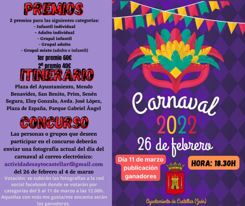 Cartel anunciador Carnaval 2022