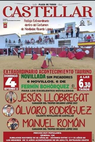 Cartel festejo extraordinario 4 de Septiembre