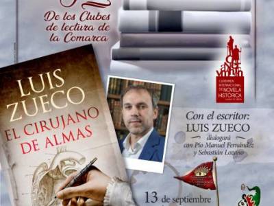 Luis Zueco presentará "El cirujano de almas" en Santisteban